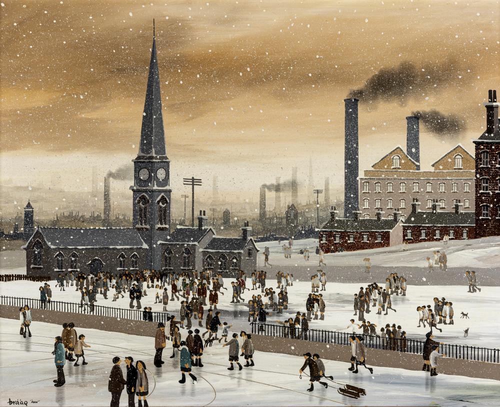 BRIAN SHIELDS "BRAAQ" (1951-1997) "Lucy's First Kiss" Image