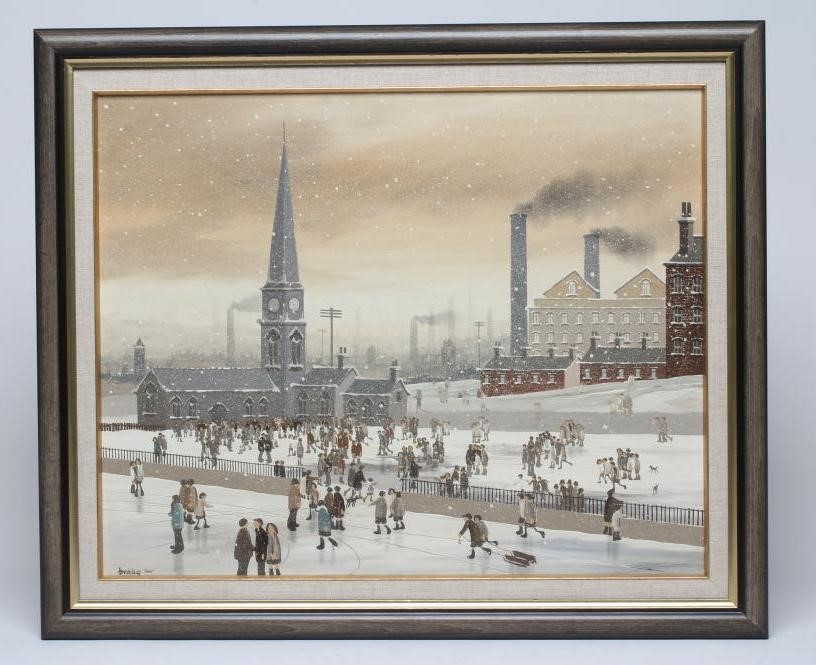 BRIAN SHIELDS "BRAAQ" (1951-1997) "Lucy's First Kiss" Image