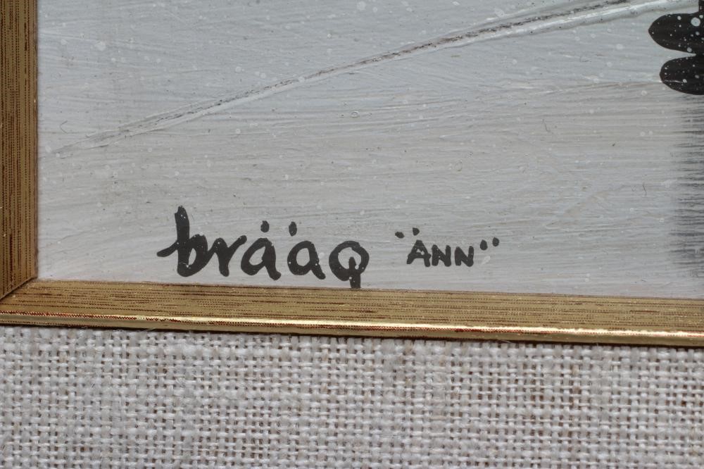 BRIAN SHIELDS "BRAAQ" (1951-1997) "Lucy's First Kiss" Image