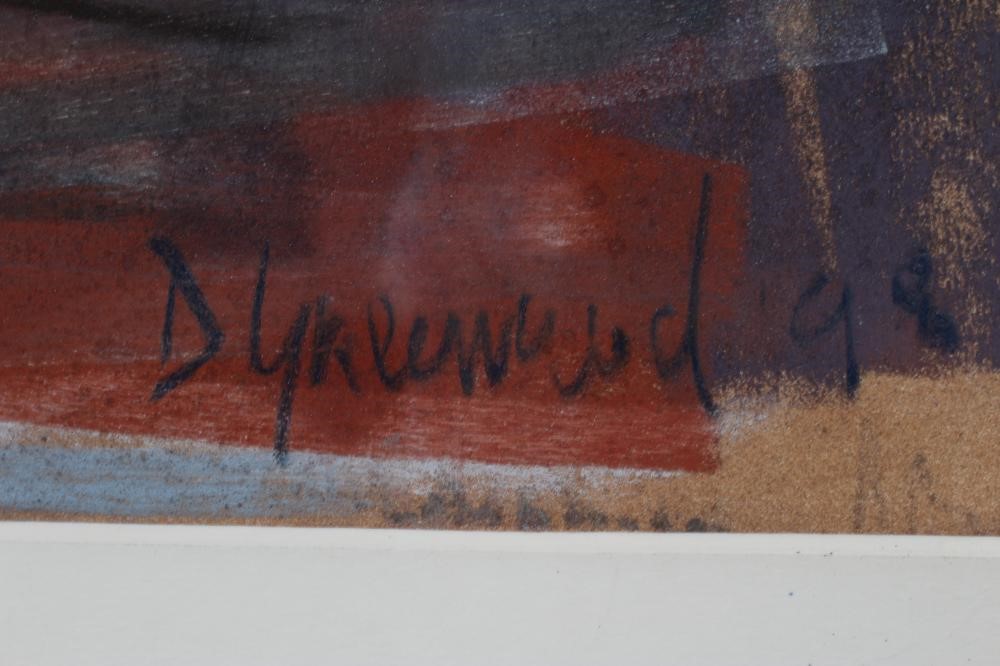 DAVID GREENWOOD (Contemporary) "Bolton Abbey from the River Wharfe", pastel, signed and dated Image