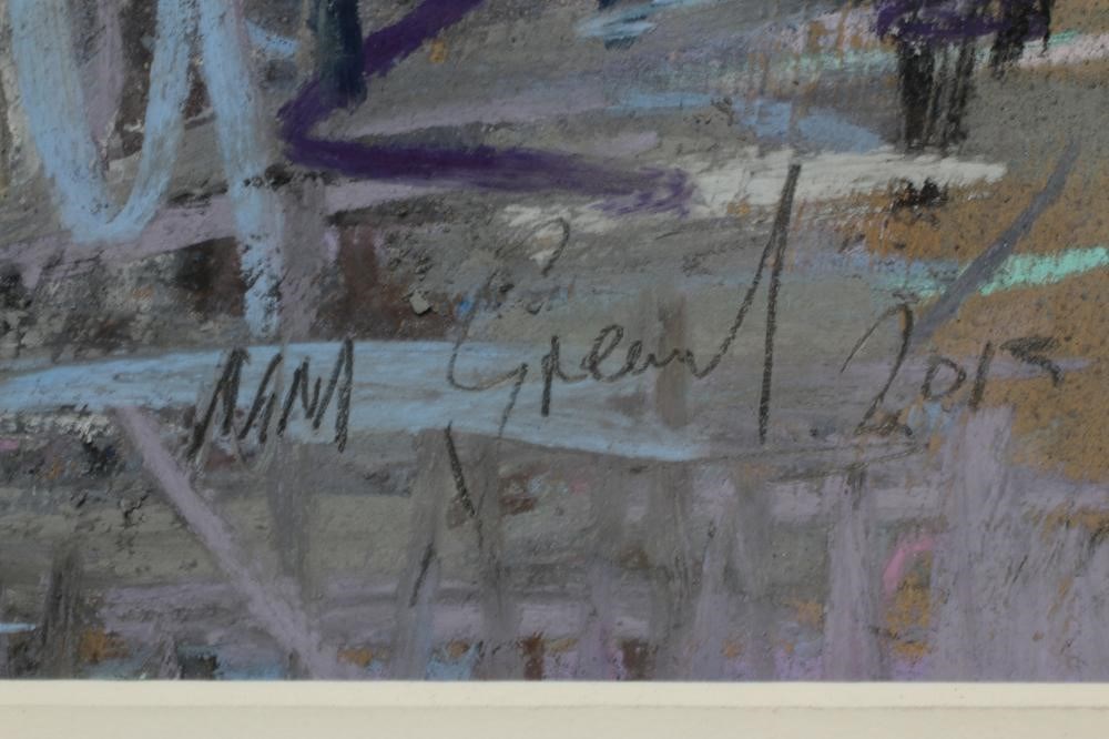 NINA GREENWOOD (Contemporary) "The Heart of Yorkshire", pastel and gouache, signed and dated 2013, Image