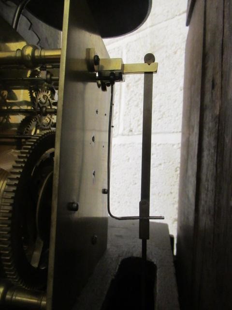 A MAHOGANY LONGCASE SIGNED RALPH CLAYTON Image