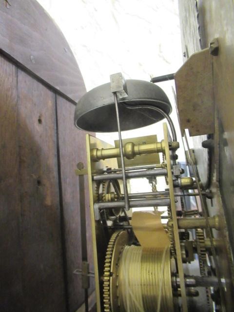 A MAHOGANY LONGCASE SIGNED RALPH CLAYTON Image