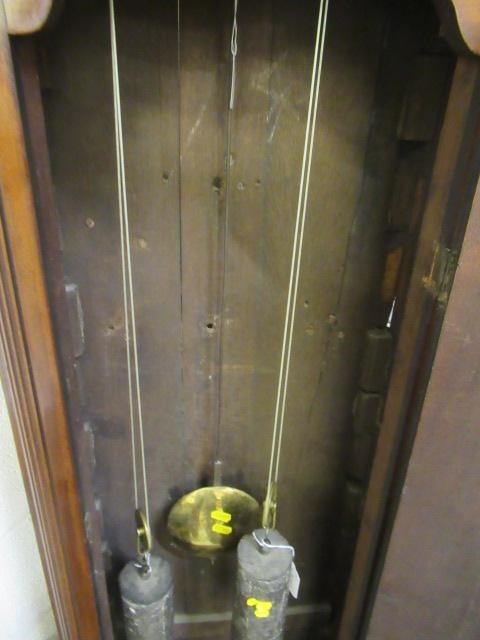 A MAHOGANY LONGCASE SIGNED RALPH CLAYTON Image