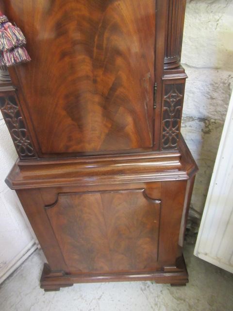 A MAHOGANY LONGCASE SIGNED RALPH CLAYTON Image