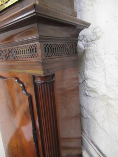 A MAHOGANY LONGCASE SIGNED RALPH CLAYTON Image