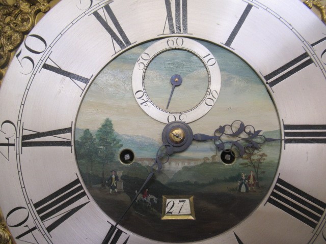 A MAHOGANY LONGCASE SIGNED RALPH CLAYTON Image