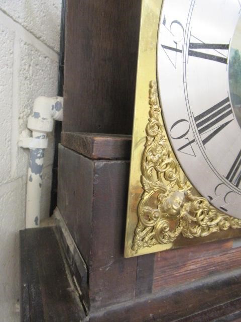A MAHOGANY LONGCASE SIGNED RALPH CLAYTON Image