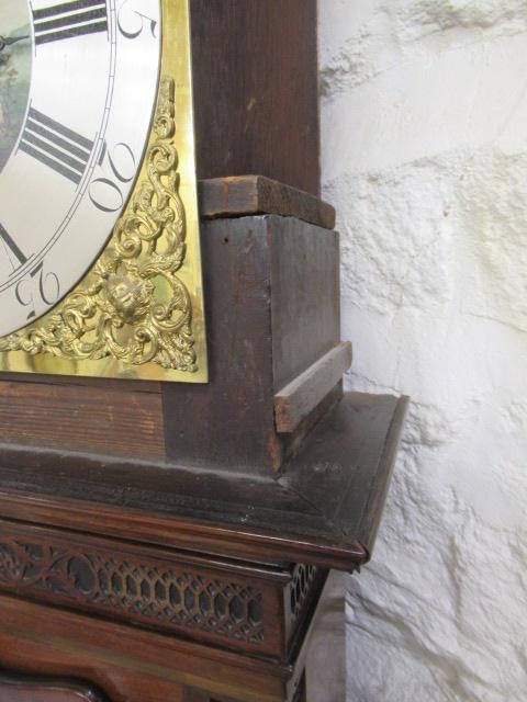 A MAHOGANY LONGCASE SIGNED RALPH CLAYTON Image