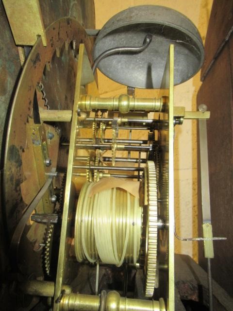 A MAHOGANY LONGCASE SIGNED RALPH CLAYTON Image