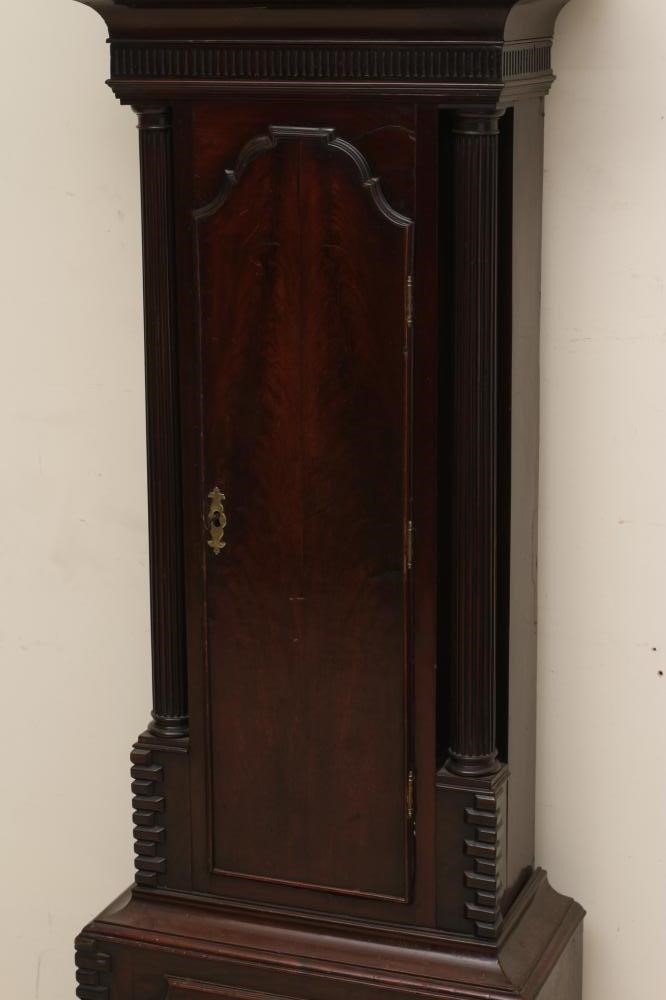 A MAHOGANY CHIMING LONGCASE Image