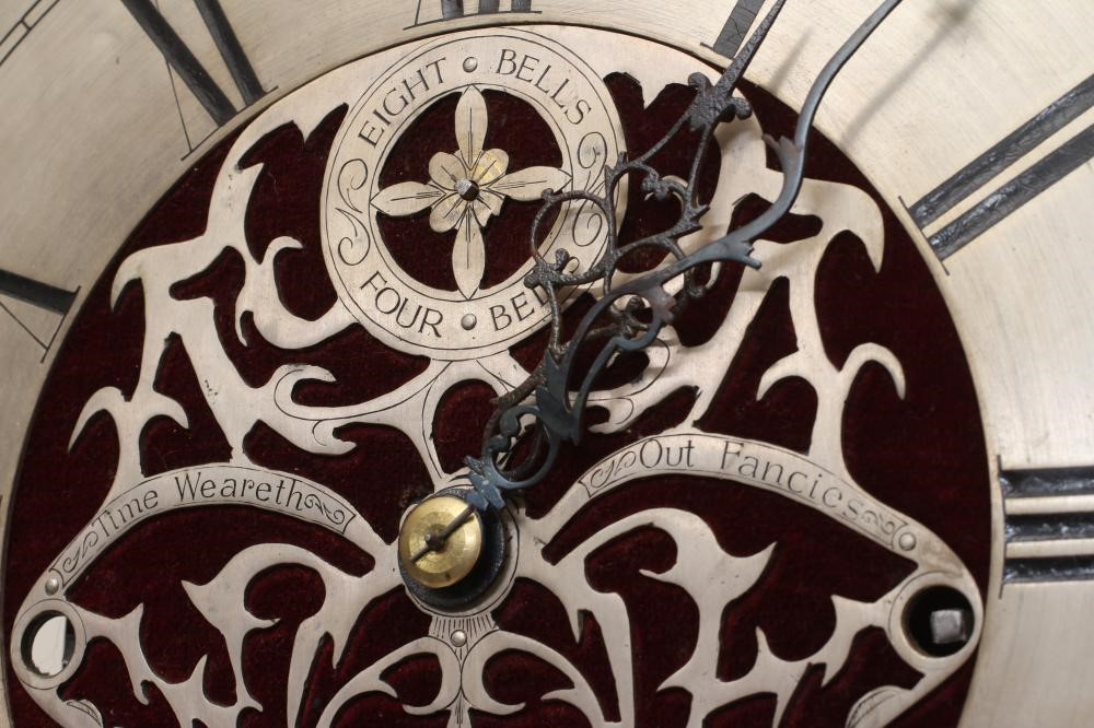 A MAHOGANY CHIMING LONGCASE Image