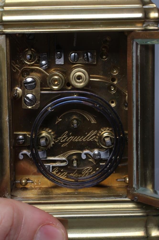 A FRENCH REPEATING CARRIAGE CLOCK Image
