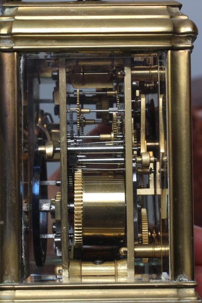 A FRENCH REPEATING CARRIAGE CLOCK Image