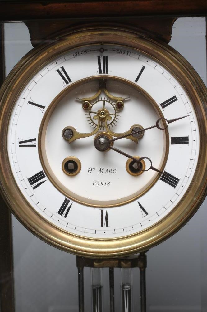 A FRENCH MARBLE MANTEL CLOCK Image
