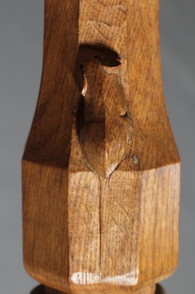 A ROBERT THOMPSON ADZED OAK COFFEE TABLE Image