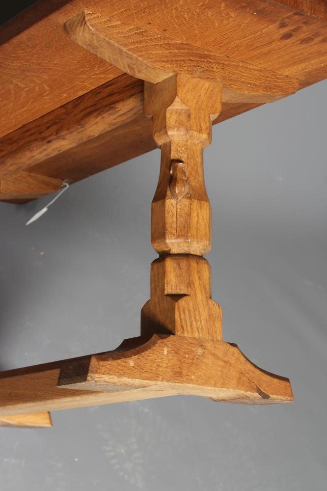 A ROBERT THOMPSON ADZED OAK COFFEE TABLE Image