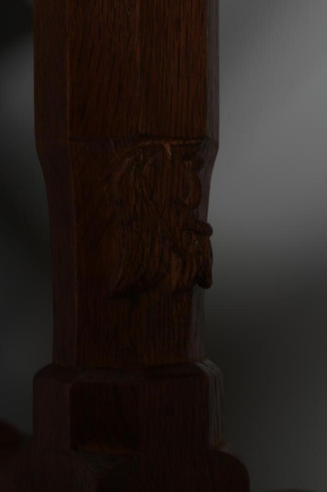 A WILFRED HUTCHINSON (HUSTWAITE) ADZED OAK COFFEE TABLE Image