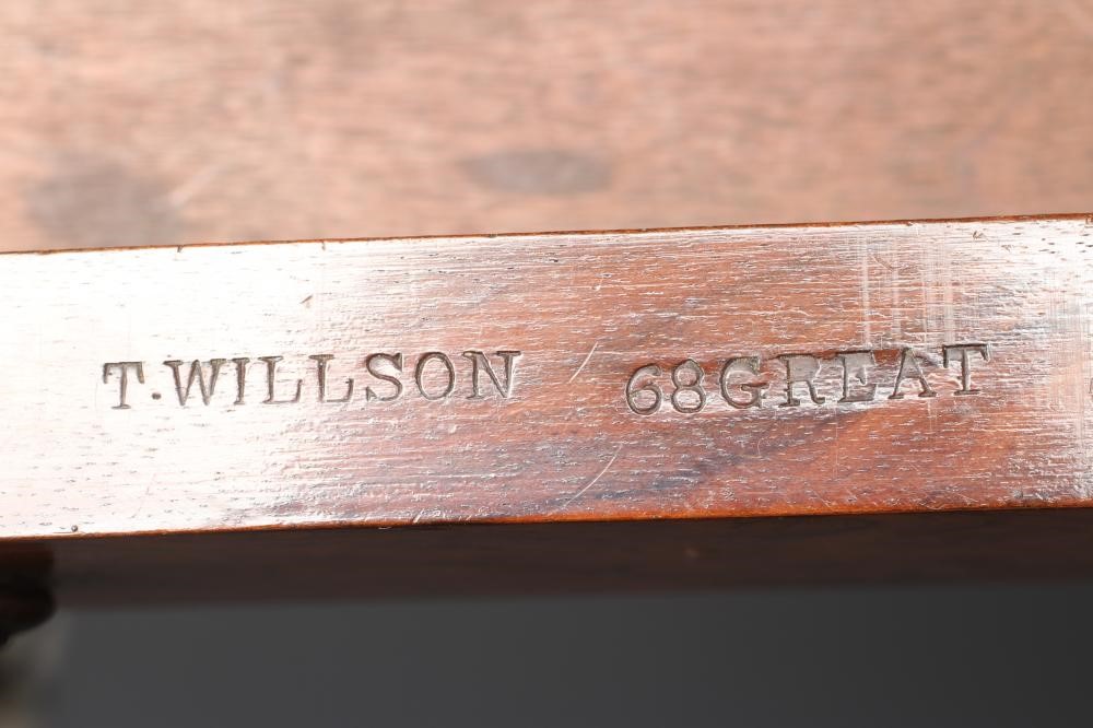 A VICTORIAN BURR WALNUT CANTERBURY of oblong form with fret work sides and two divisions on spindle Image