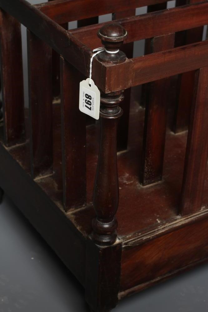 A MAHOGANY CANTERBURY Image