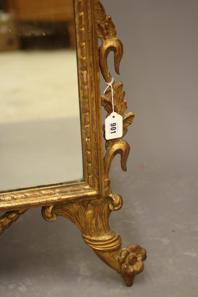 A GEORGIAN STYLE CARVED GILTWOOD PIER GLASS Image