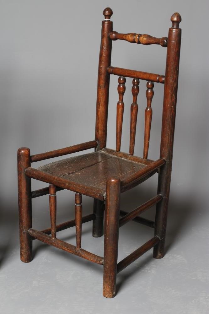 AN ASH AND OAK BACKSTOOL Image