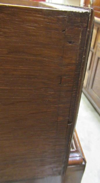A GEORGIAN WALNUT CHEST ON STAND Image