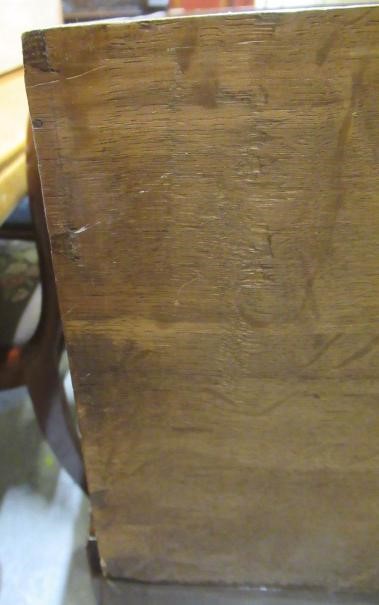 A GEORGIAN WALNUT CHEST ON STAND Image