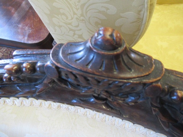 A SET OF TEN (8+2) LATE VICTORIAN MAHOGANY DINING CHAIRS in the neoclassical style upholstered in Image