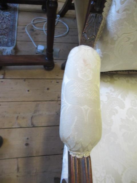 A SET OF TEN (8+2) LATE VICTORIAN MAHOGANY DINING CHAIRS in the neoclassical style upholstered in Image