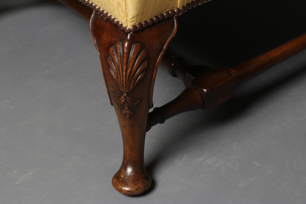 A WING ARMCHAIR of Georgian design Image