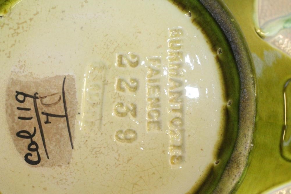 A BURMANTOFTS "FAIENCE" JARDINIERE AND STAND Image