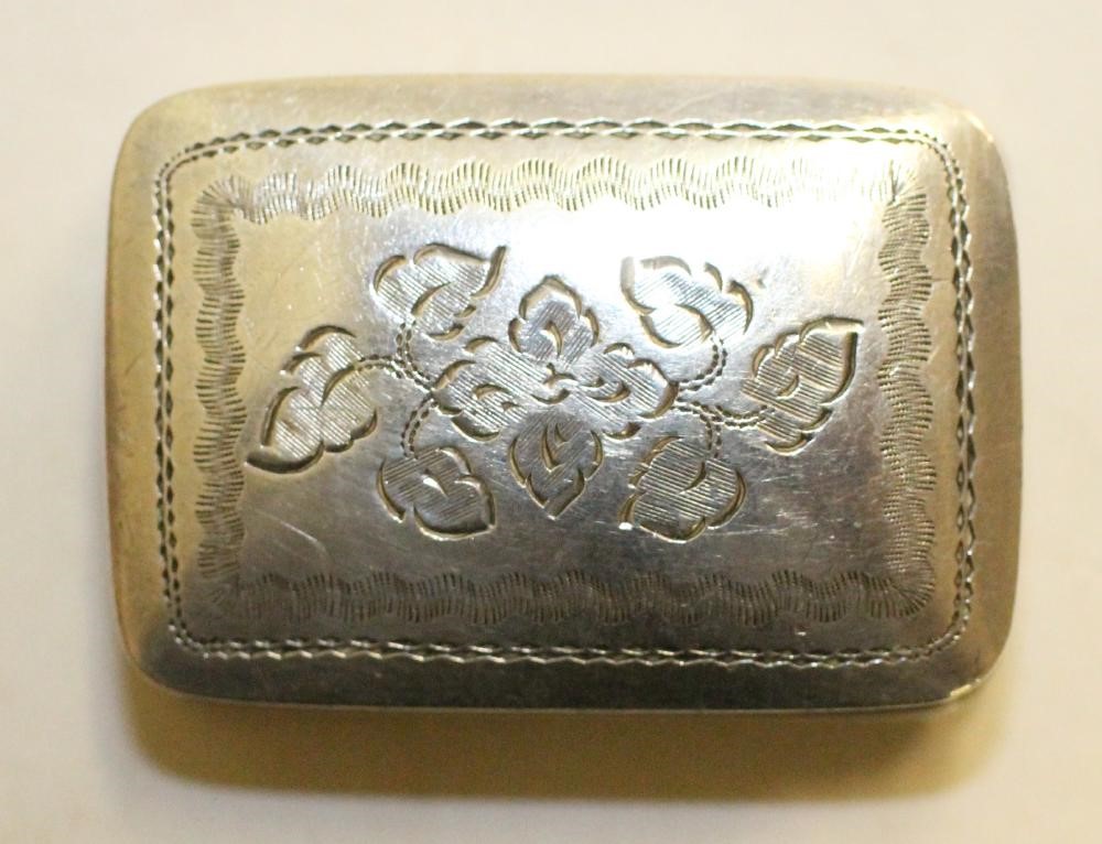 AN EARLY VICTORIAN SILVER VINAIGRETTE Image