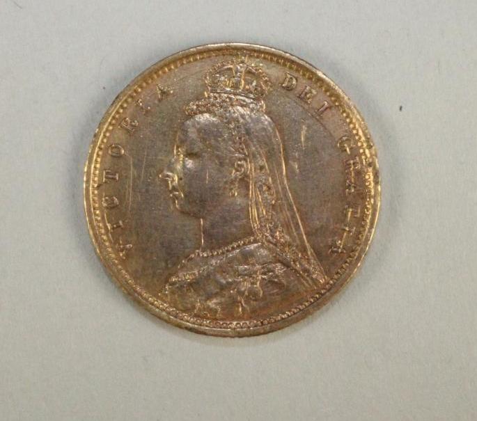 A VICTORIA GOLD HALF SOVEREIGN Image
