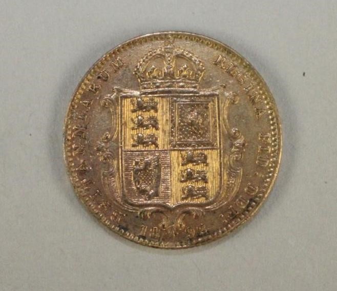 A VICTORIA GOLD HALF SOVEREIGN Image
