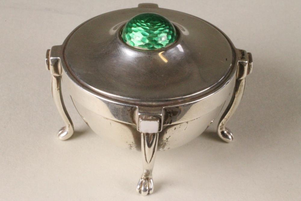 AN EDWARDIAN SILVER BELL PUSH Image