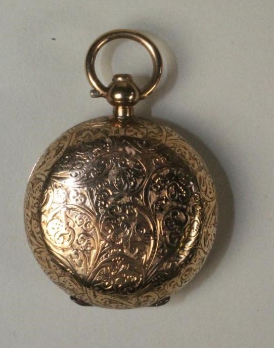 AN EDWARDIAN 9CT GOLD SOVEREIGN HOLDER Image