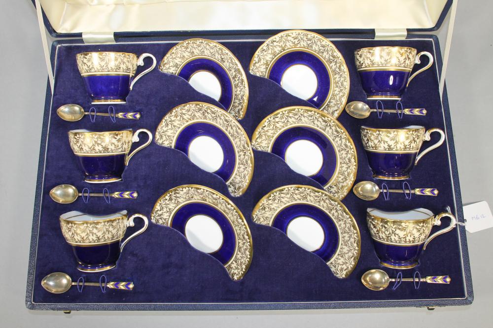 AN AYNSLEY CHINA COFFEE SERVICE Image