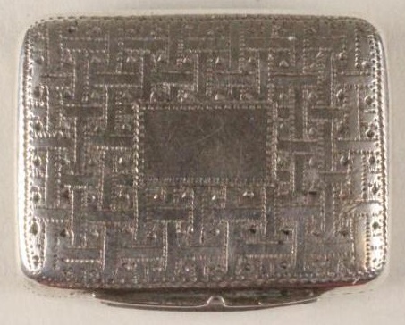 A GEORGE IV SILVER VINAIGRETTE Image