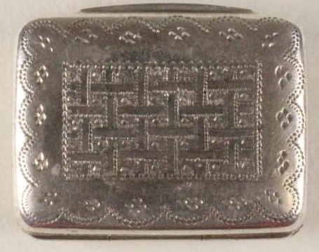 A GEORGE IV SILVER VINAIGRETTE Image