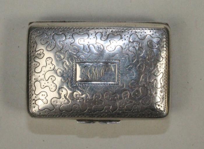 A WILLIAM IV SILVER VINAIGRETTE Image