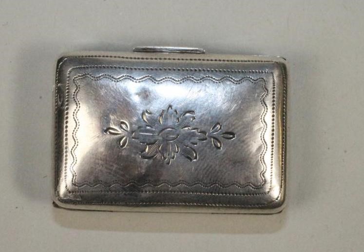 A WILLIAM IV SILVER VINAIGRETTE Image