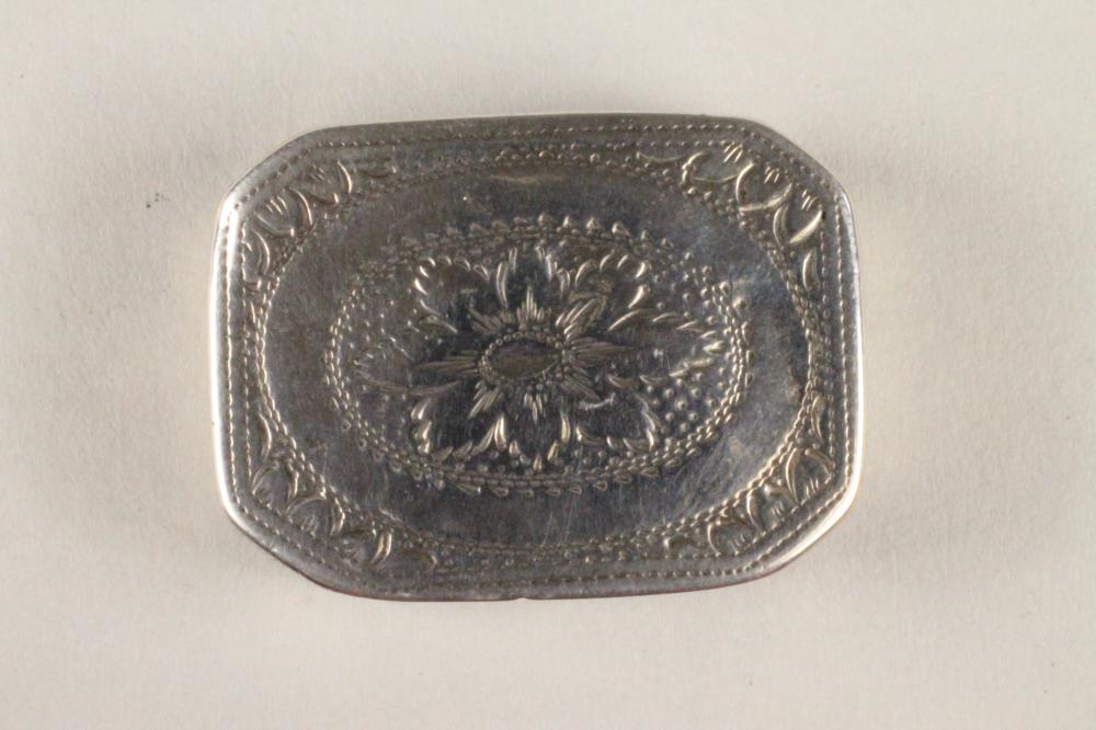 A GEORGE III SILVER VINAIGRETTE Image