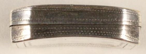 A GEORGE III SILVER VINAIGRETTE Image