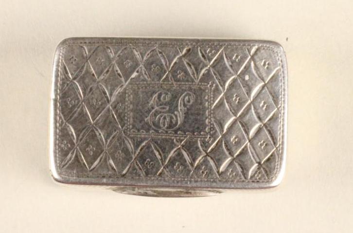 A GEORGE III SILVER VINAIGRETTE Image