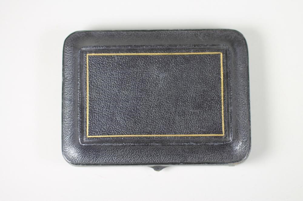 A VICTORIAN SILVER VISITING CARD CASE Image