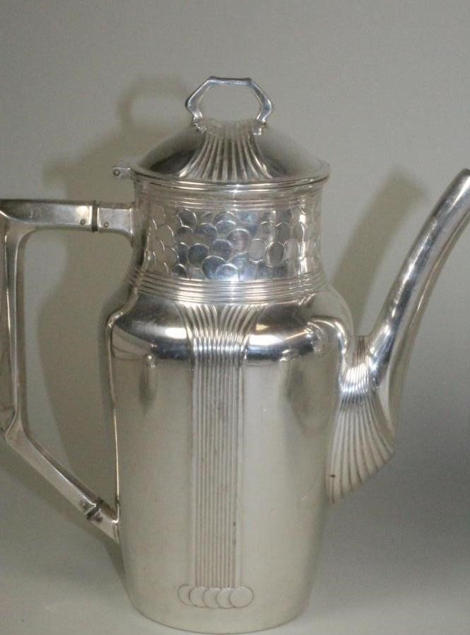 C. HOAG - A SILVER PLATED FOUR PIECE TEA SERVICE Image