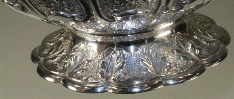 A SILVER HOT WATER JUG Image