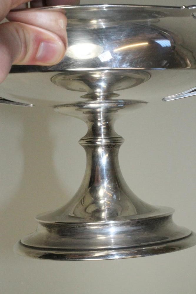 A SILVER PEDESTAL TAZZA Image