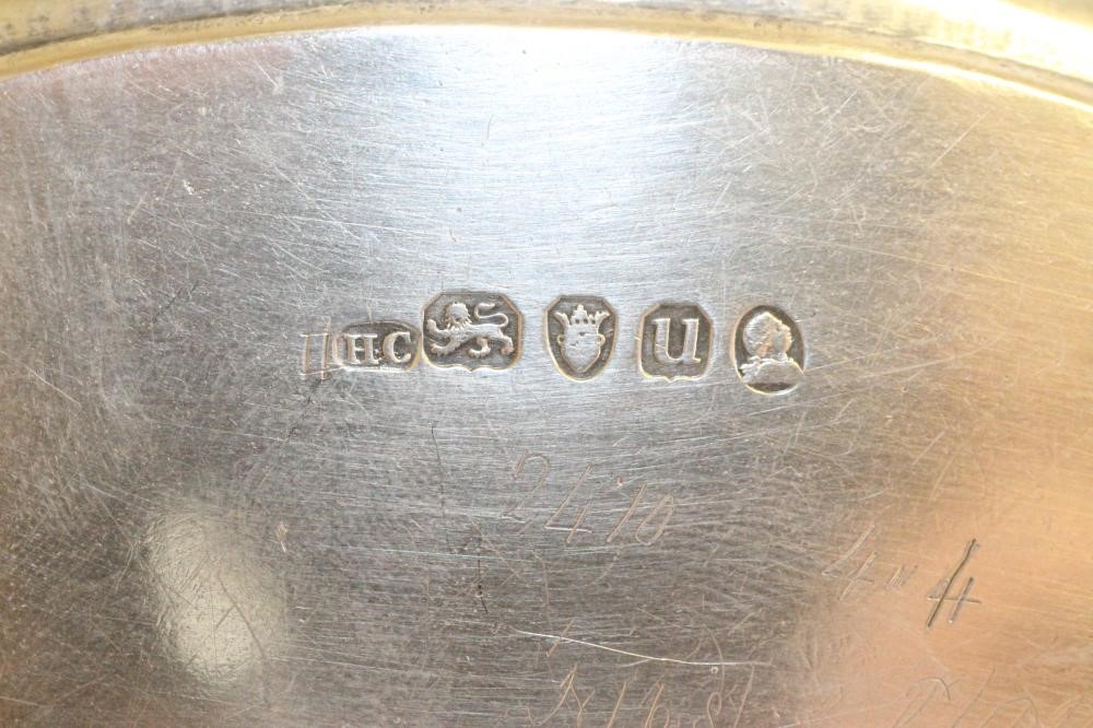 A LATE GEORGE III SILVER TEAPOT AND MATCHING STAND Image